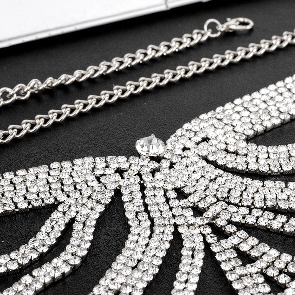 Picture of Europe and the United States cross-border accessories diamond underwear body chain sexy nightclub rhinestone chain bra thong suit jewelry