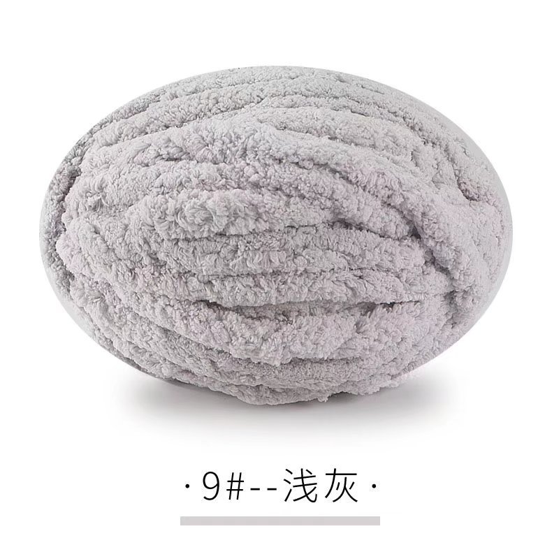 Picture of Thick ice strip wool cat tail thread sausage yarn ice island wool hook bag cushion soft finger knitted blanket cat nest thread