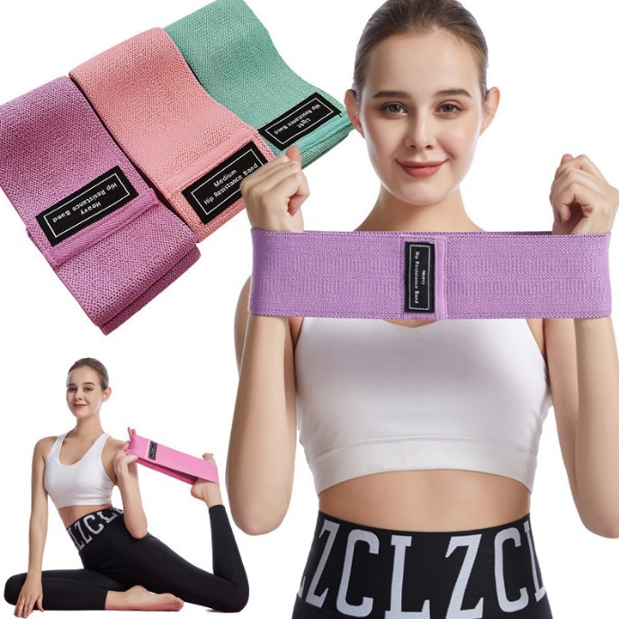 Cross-Border Tight-Fitting Restraint Belt, Sports Abdominal Belt, Butt Lifting Yoga Supplies, Tension Belt, Stretch Belt, Elastic Band, Butt Circle