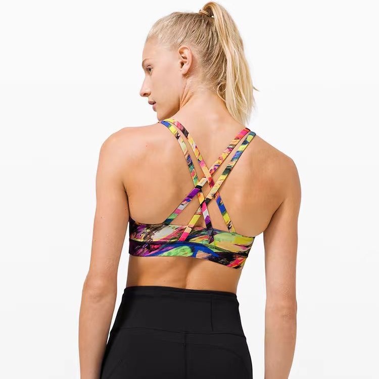 Gather fitness underwear wholesale Europe and the United States cross-border new camouflage fashion vest spandex yoga clothing women's sports bra