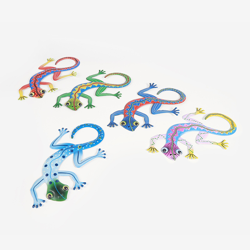 2020 New Amazon Iron Crafts Home Pendant Gecko Decorations Hanging Ornaments Customizable Processing