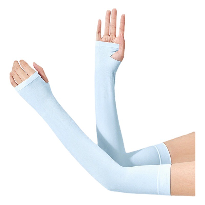 Picture of Baonasi Ice Sleeves Summer Sun Protection Sleeves for Men and Women Cycling Solid Color Sleeves Driving Anti-Uv Ice Silk Sleeves