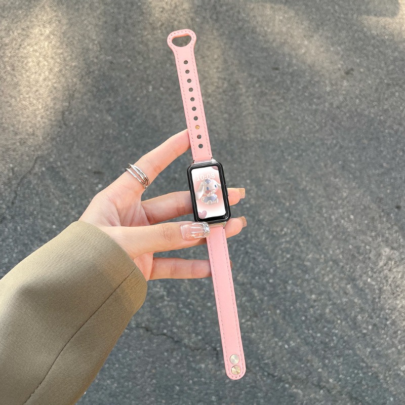 Picture of For Huawei Bracelet 9/8/7NFC Edition Strap Huawei band6pro Bracelet Leather Glory Bracelet 7 Men and Women