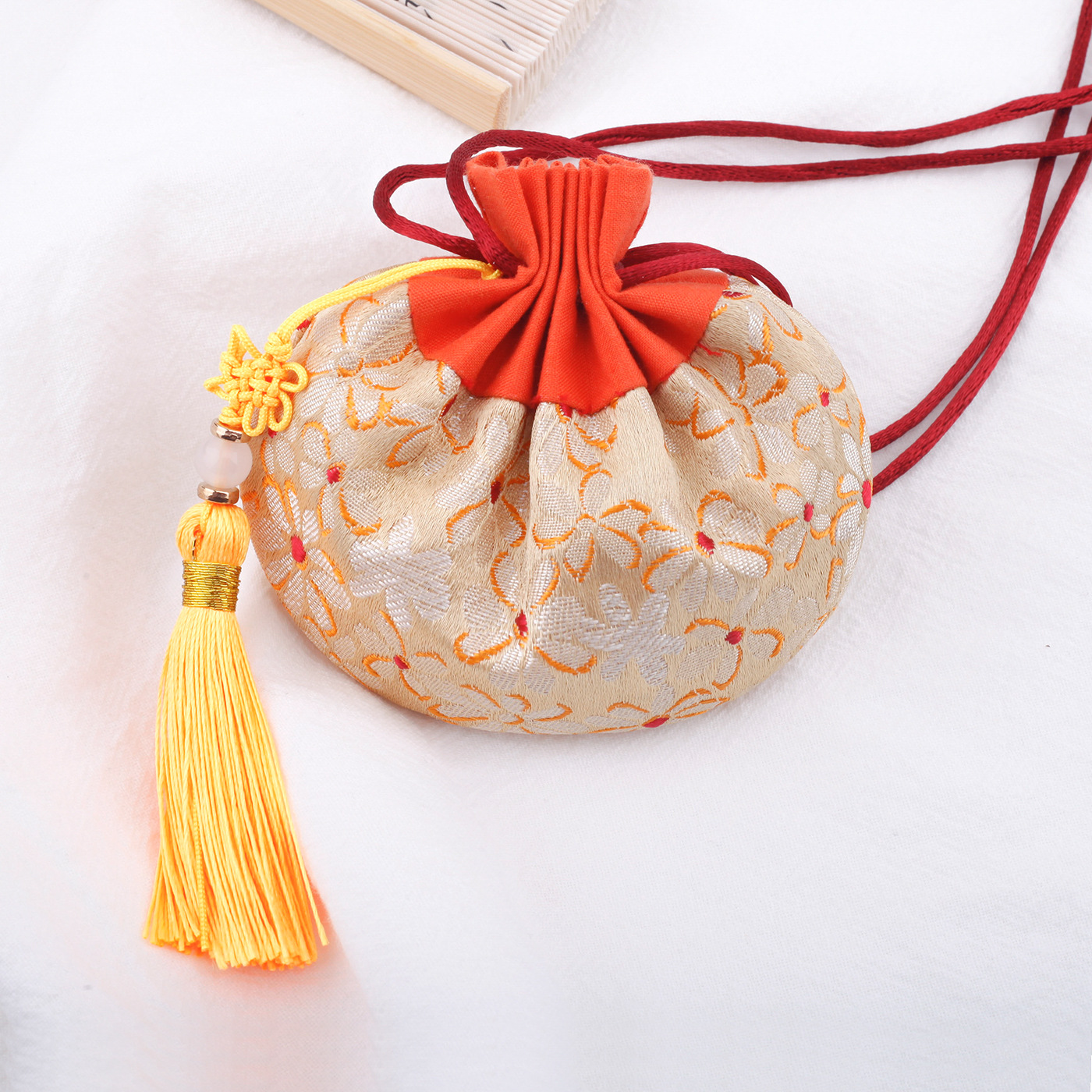 Picture of Carry-on antique sachet sachet empty bag Dragon Boat Festival Wormwood sachet Chinese style purse Hanfu accessories manufacturers