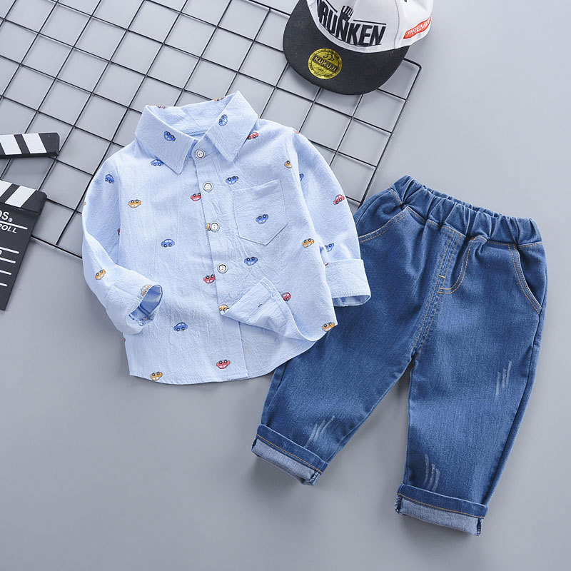 Picture of Wholesale boys' spring clothing suit 2022 new trendy handsome baby children's baby spring and autumn 1-3 years old children's clothing