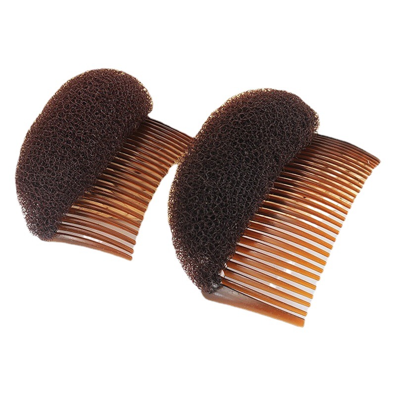 2022 New Princess Hair Disk Korean Girl Bangs Sticker Fashionable Heightening Hair Comb Sponge Hair Booster Pad