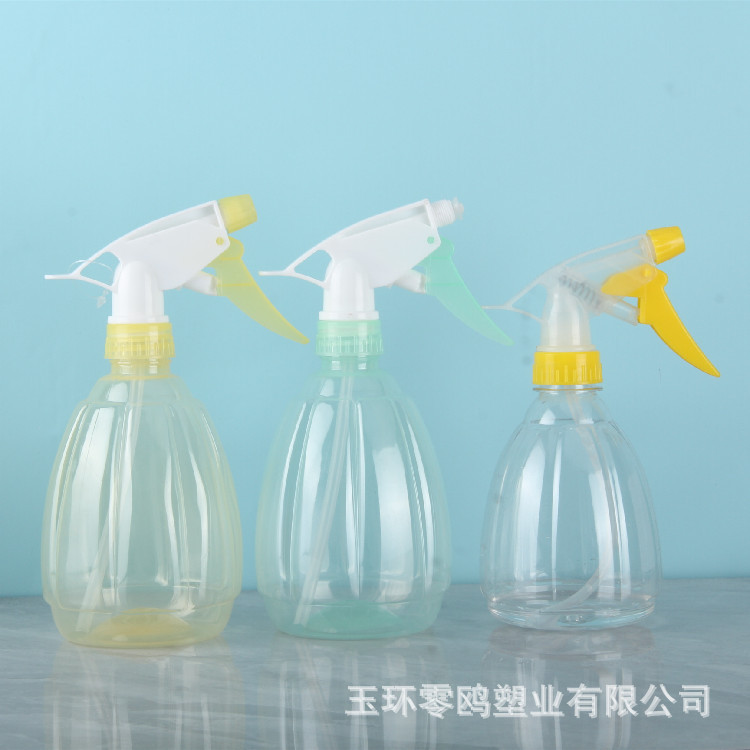 Supply 500/350ML gardening hand pressure watering can balcony watering moisturizing air pressure watering can plastic transparent watering can