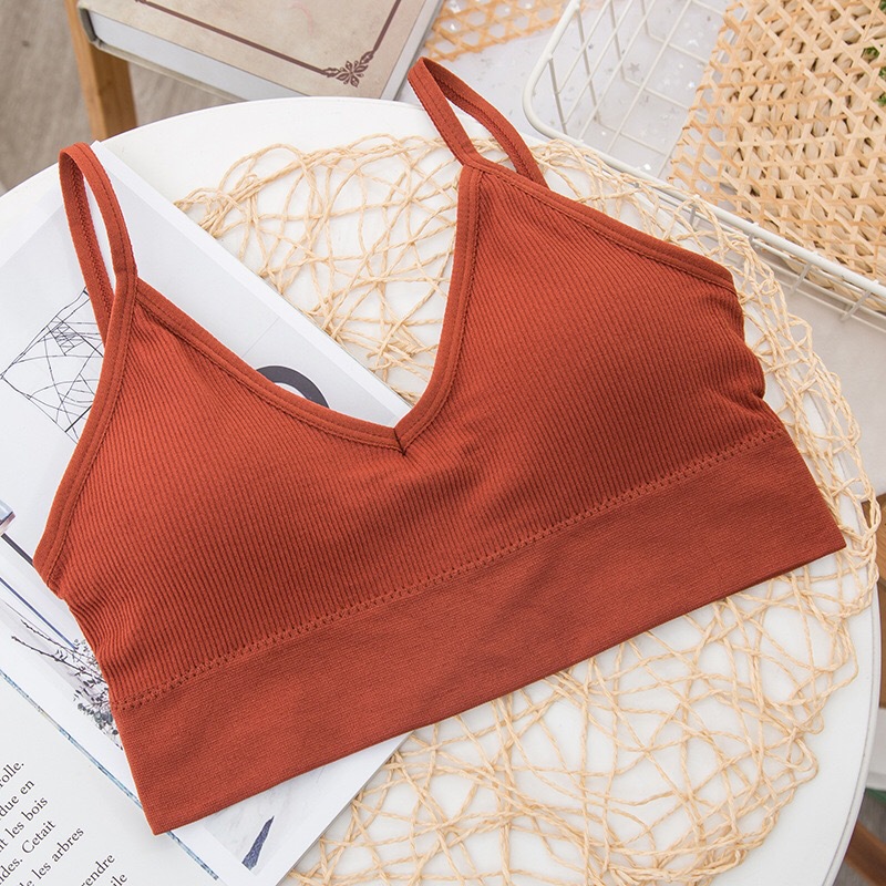 Picture of Live online popular big U back wrapped chest spring and summer seamless strap without steel ring anti-exposure Sports plus size tube top