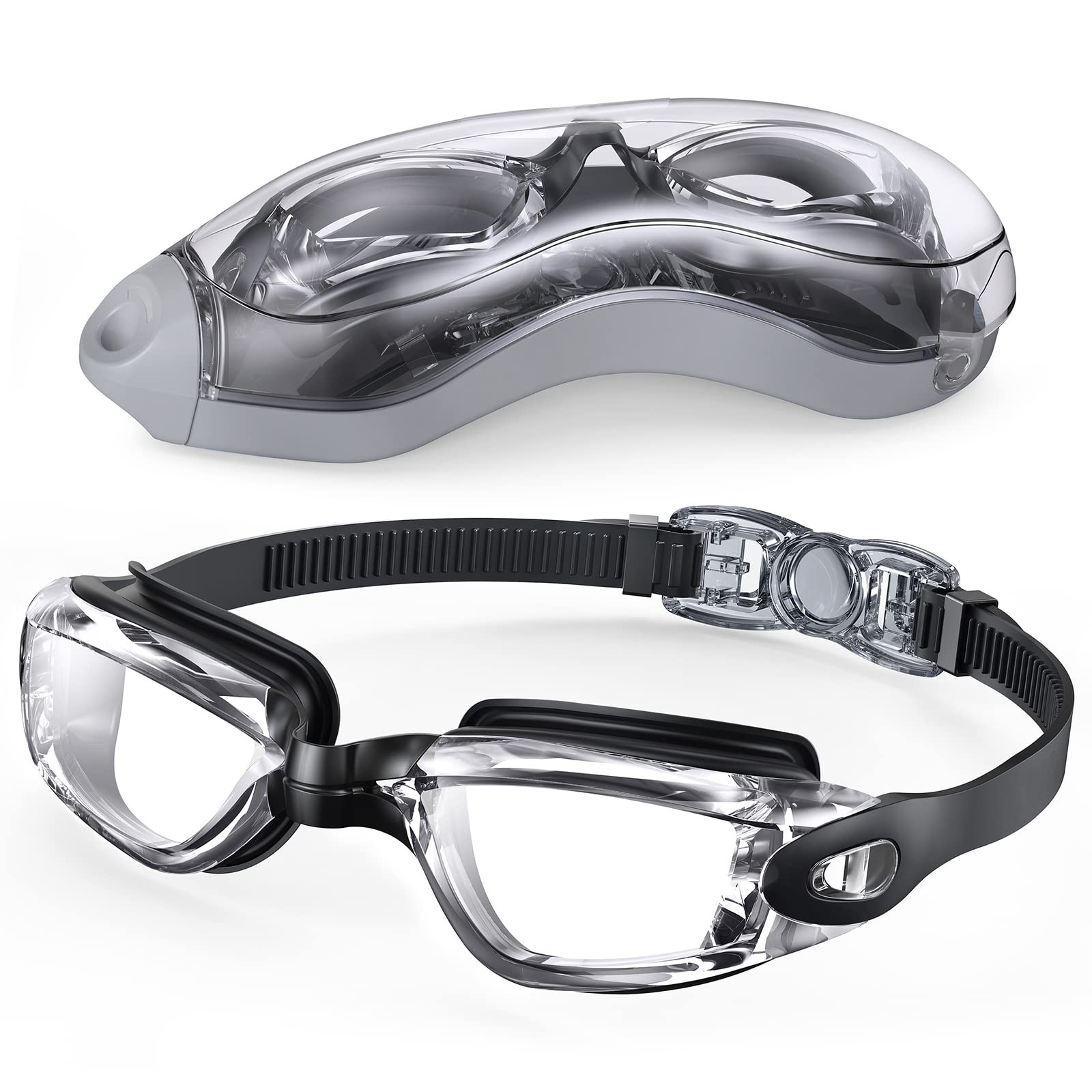 Picture of Swimming Goggles Hd Waterproof and Anti-Fog Special Swimming Supplies Adult Racing Goggles Training Professional Equipment Swimming Goggles Ultra-Clear