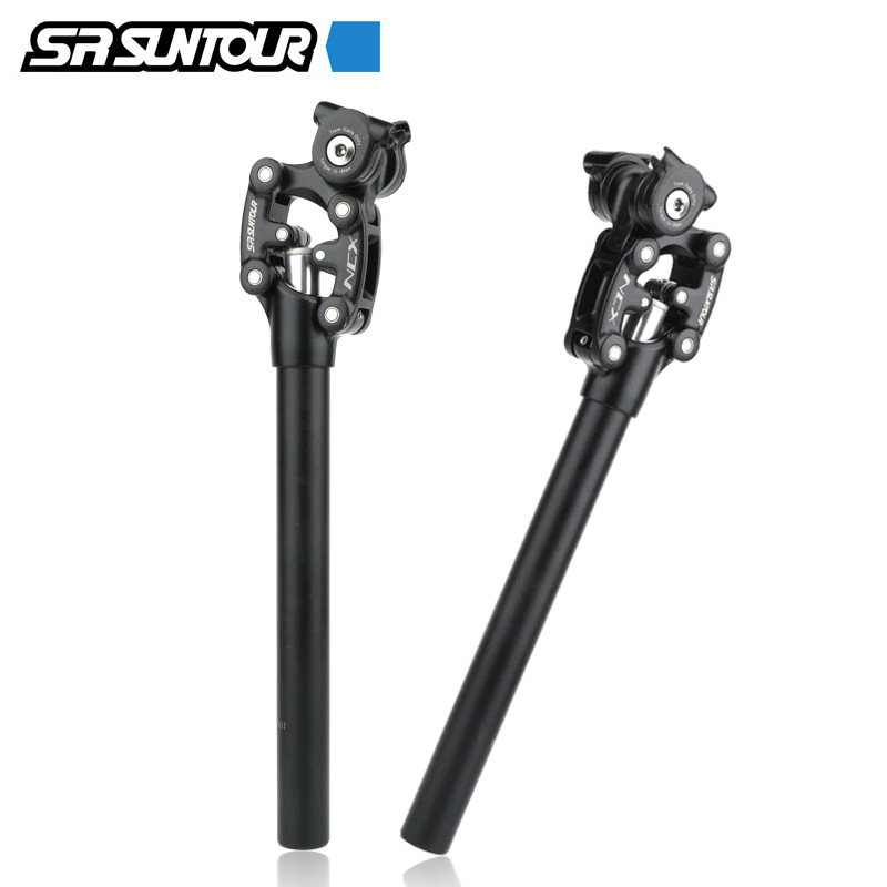 Suntour Santuo Shock Absorber Seat Post Ncx Mountain Bike Shock Absorber Seat Tube 27.2*350/400mm Adjustable Seat Tube