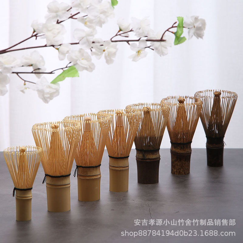 Japanese tea style tea bamboo Racea brush to play matcha tool Hundred set of 80 number of spike wild points Japanese tea ceremony accessories