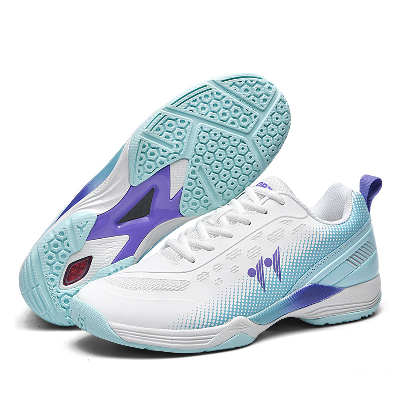Cross-border new badminton shoes men's cross-border wholesale professional sports women's breathable comfortable shock absorption non-slip training