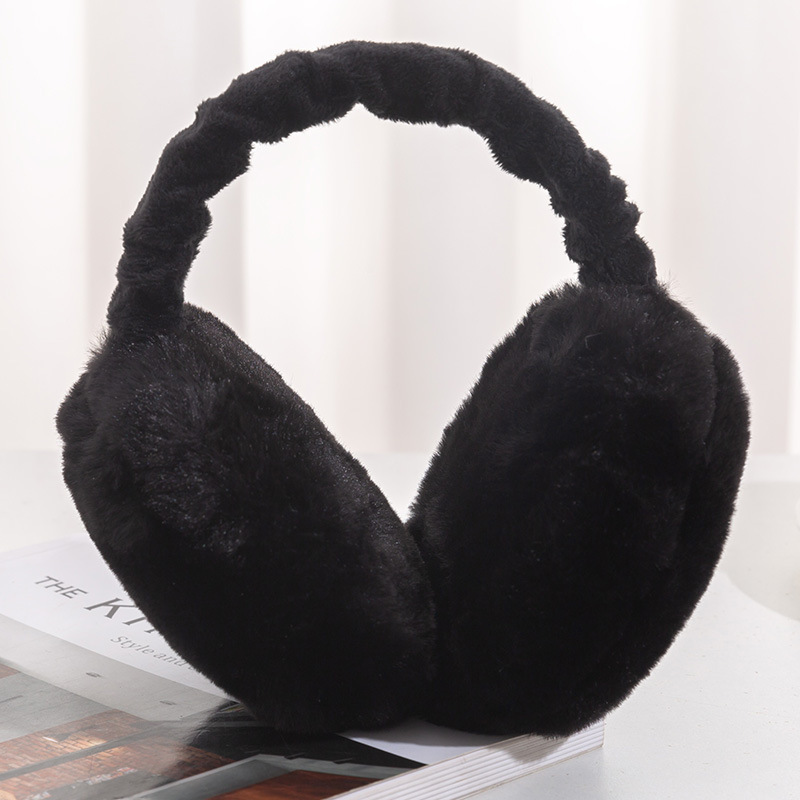 Picture of Korean Style Earmuffs Portable Foldable Hamburger Earmmuffs for Men and Women Winter Warm Earmmuffs Cold-proof Anti-freezing Ear Warming