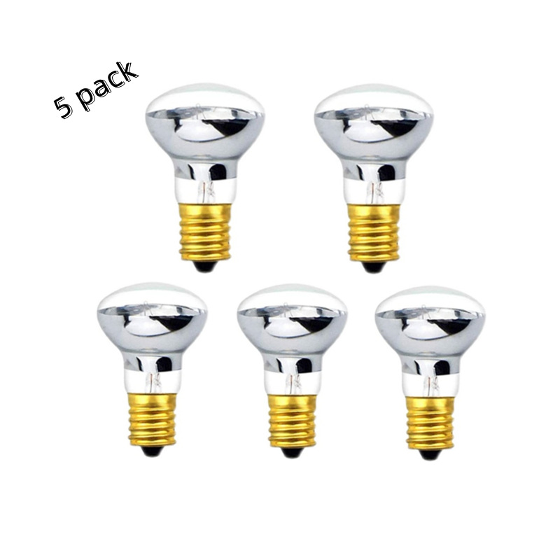 Picture of Lava Melt Wax Lamp Heating Bulb Us Standard R39E14E17 Reflective Spotlight Heating Bulb Cross-Border Best-Selling Set