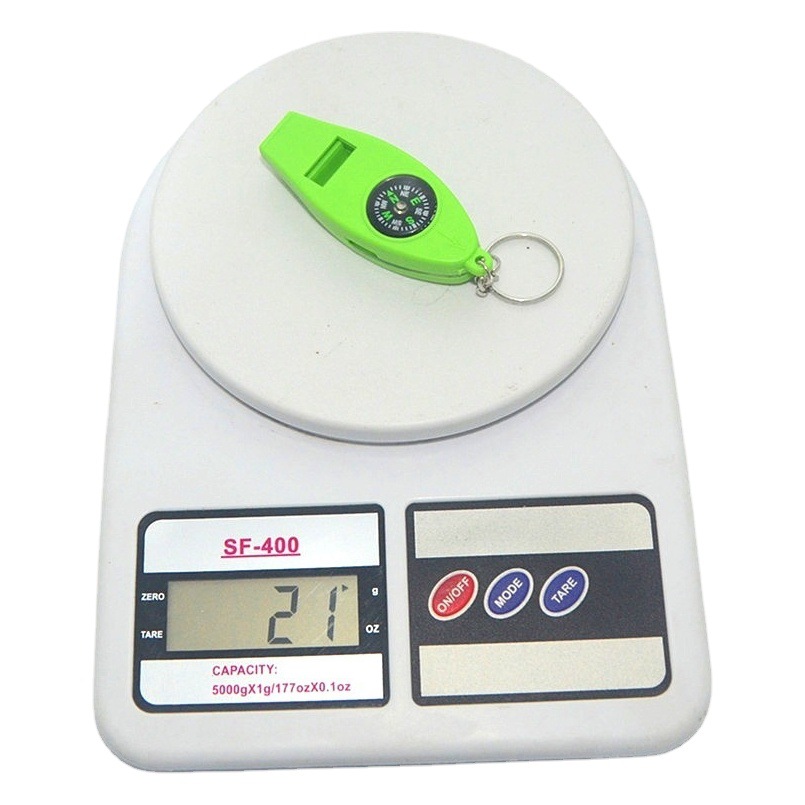 4-in-1 whistle outdoor camping adventure multifunctional lifesaving artifact ignition mirror compass emergency whistle