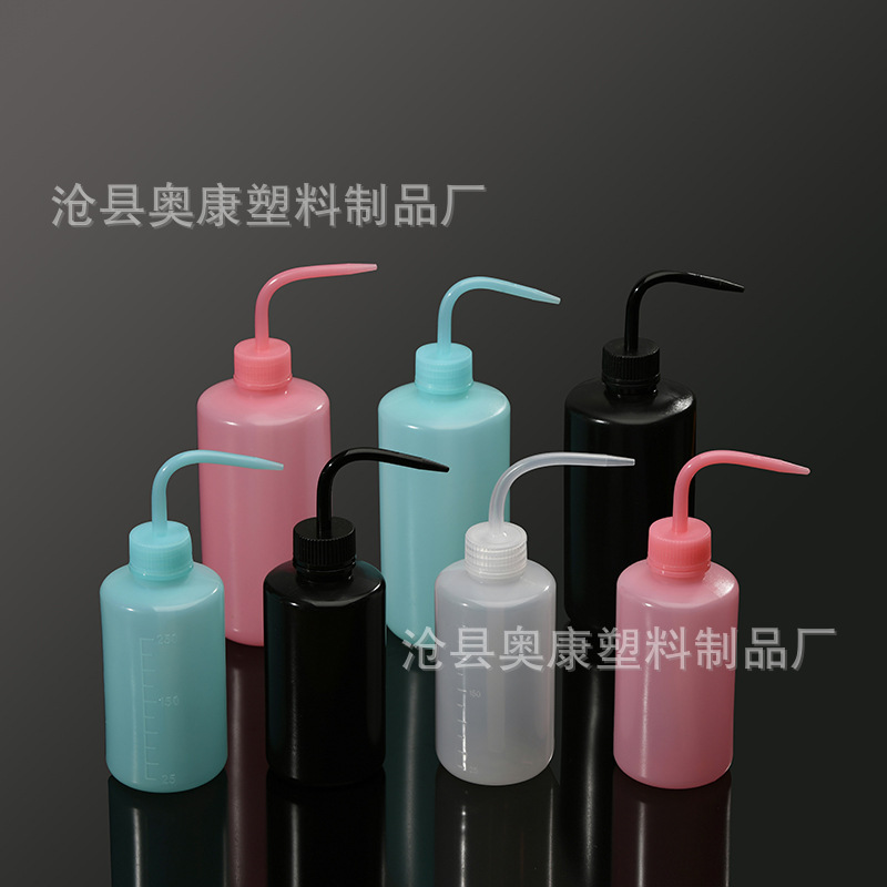 Picture of 500ml Plastic Bottle, Succulent Curved Mouth Watering Water Kettle, Flower Watering Water Kettle, Plastic Sub-Bottle, Tattoo Water Kettle