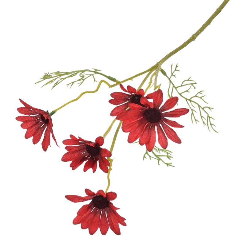 Factory wholesale 5 Dutch chrysanthemum simulation daisy cosmos home photography decoration chamomile simulation flower
