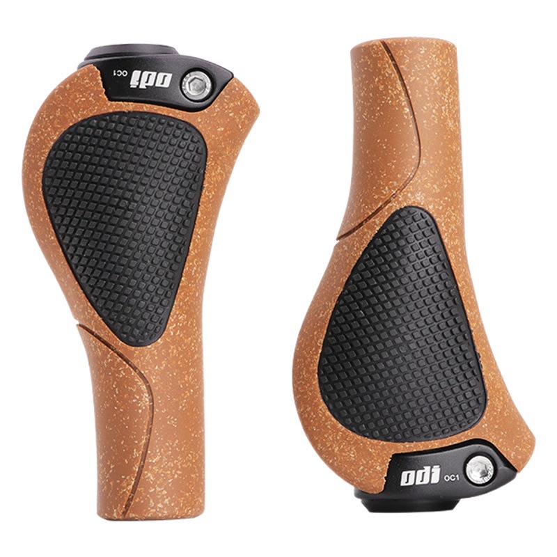 ODI bicycle oak handle cover human meat ball grip mountain folding bicycle two-color lockable Racing Retro handle cover