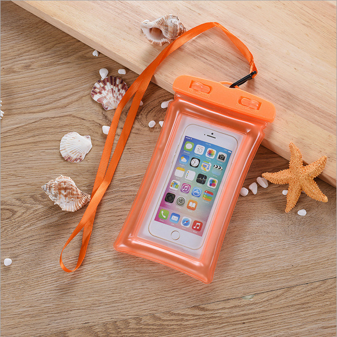 Picture of Airbag Mobile Phone Waterproof Bag Takeaway Rider Special Swimming Hot Spring Touchscreen Rainproof Sealed Bag Fixed LOGO