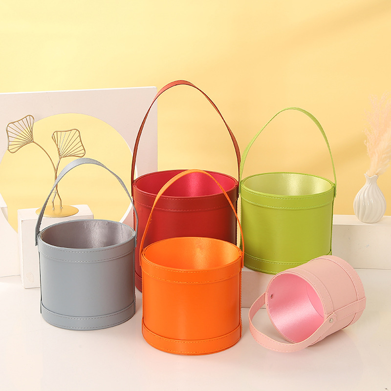 Wedding Gift Box Creative Barrel Gift Box Return Gift Satchel Wedding Candy Box Gift Box New Year Bouquet Packaging Box