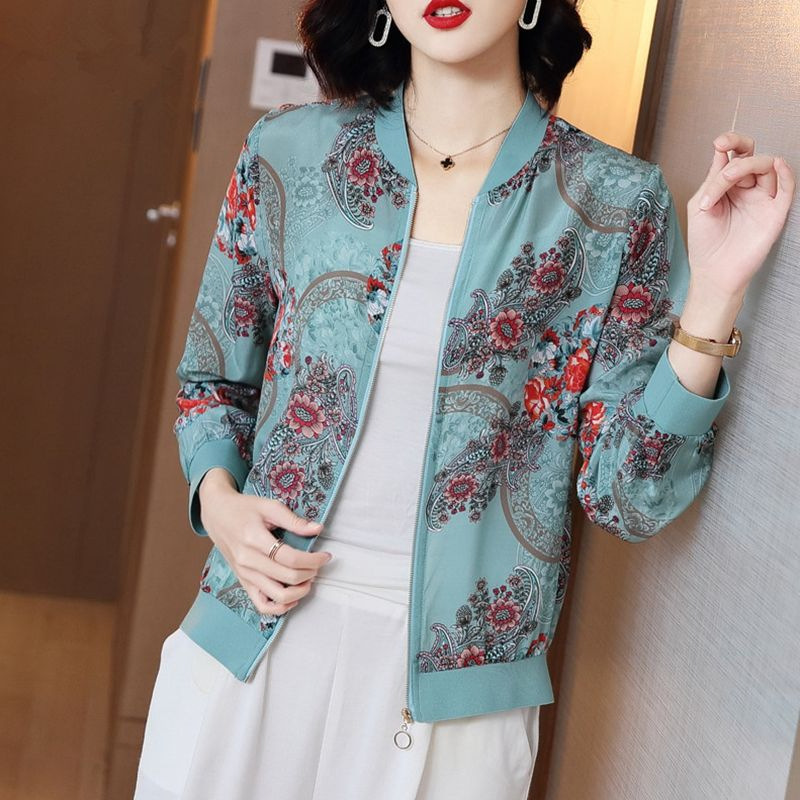Summer Mother's 4050-year-old Short Western-style Top Coat Thin Anti-ultraviolet Chiffon Sunscreen Women's Fashionable Clothes