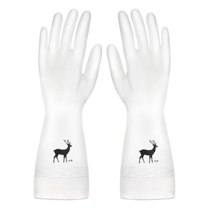 Washing Rubber Gloves Household Durable Kitchen Latex Thickened Cleaning Household Washing Clothes Rubber Acid and Alkali Resistant Gloves