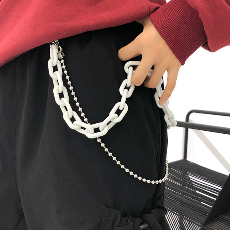 Picture of Removable Resin Chain Pants Chain Korean Green Fluorescent Pants Chain Ins Trendy Brand Hip-hop Pants Waist Chain Hanging Chain