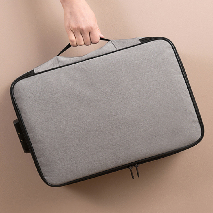 Picture of Household multi-layer large-capacity multi-function travel box certificate storage bag certificate document passport card bag finishing bag