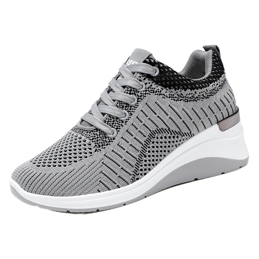 Picture of Women's Shoes, New Autumn Models, Foreign Trade Women's Shoes Wholesale, Height-Increasing Shoes, Trendy Shoes, Breathable Thick-Soled Sneakers for Women