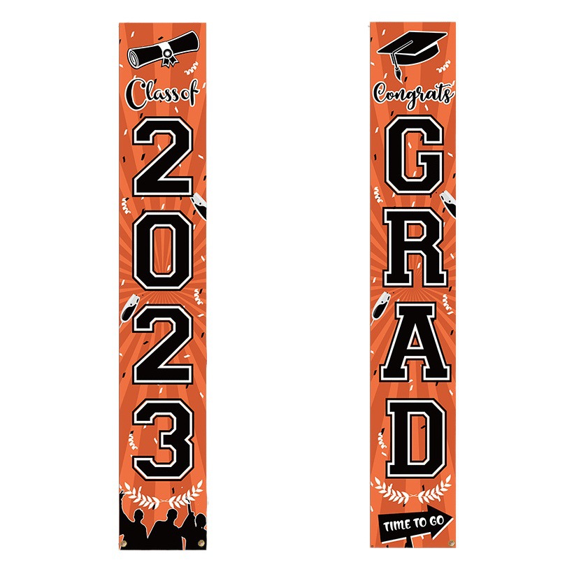 Amazon Festival Party party graduation decoration advertising couplet 2023 background door curtain flag in stock