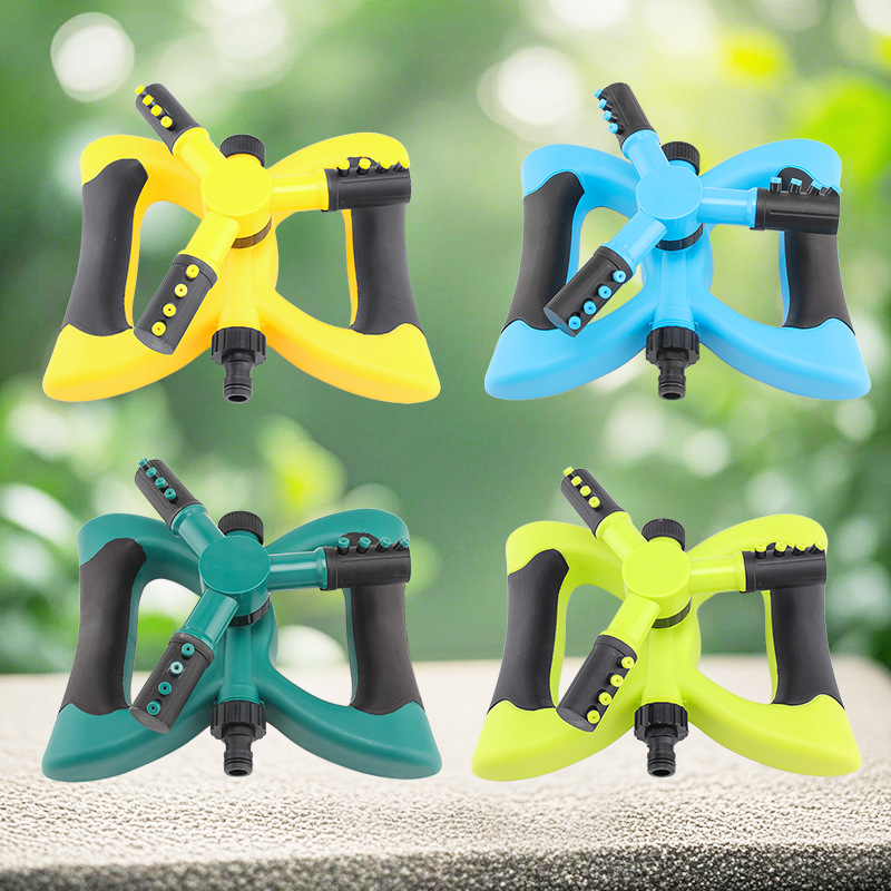 Automatic watering device, 360-degree rotating sprinkler, lawn greening, drought-resistant spray spray, garden spray irrigation tool