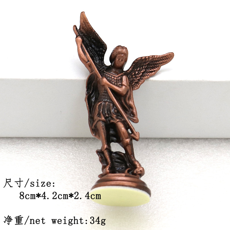 Picture of Cross-Border Supply Wholesale and Retail Home Office Decoration Michael Ornaments Retro Metal Craft Jewelry Ornaments