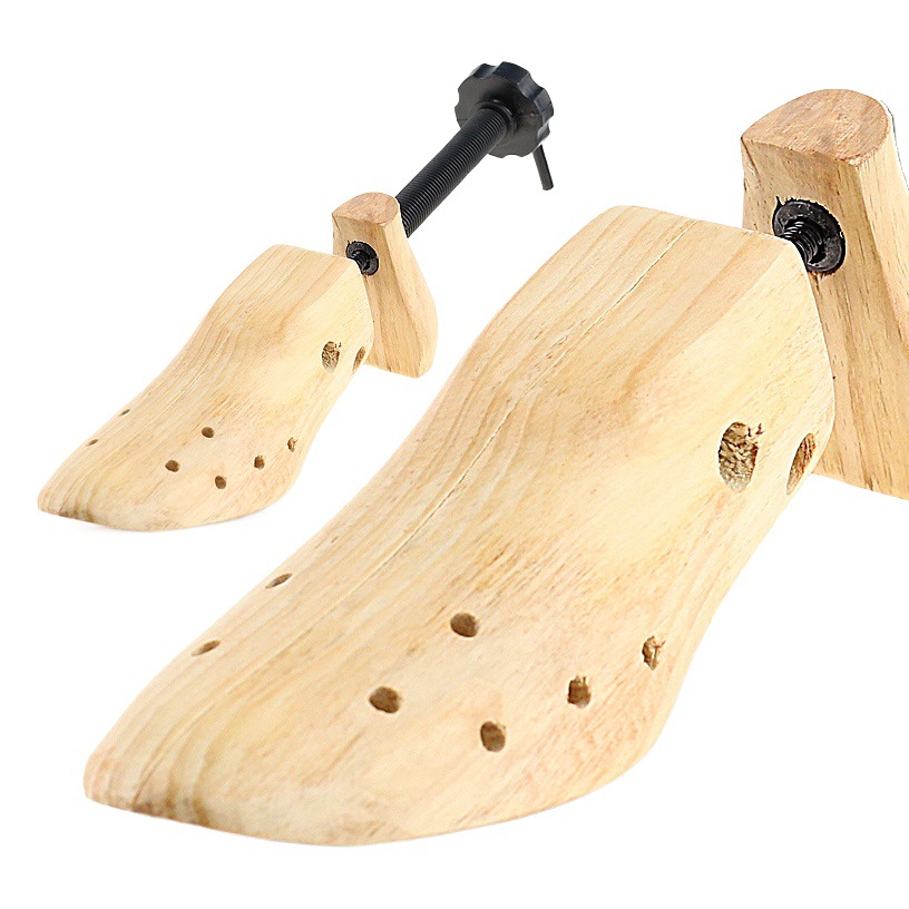 Wooden Pine Wood Shoe Expander for Men and Women, Adjustable Wooden Shoe Stretcher, High Heel Flats Shoe Shaper, Sandals