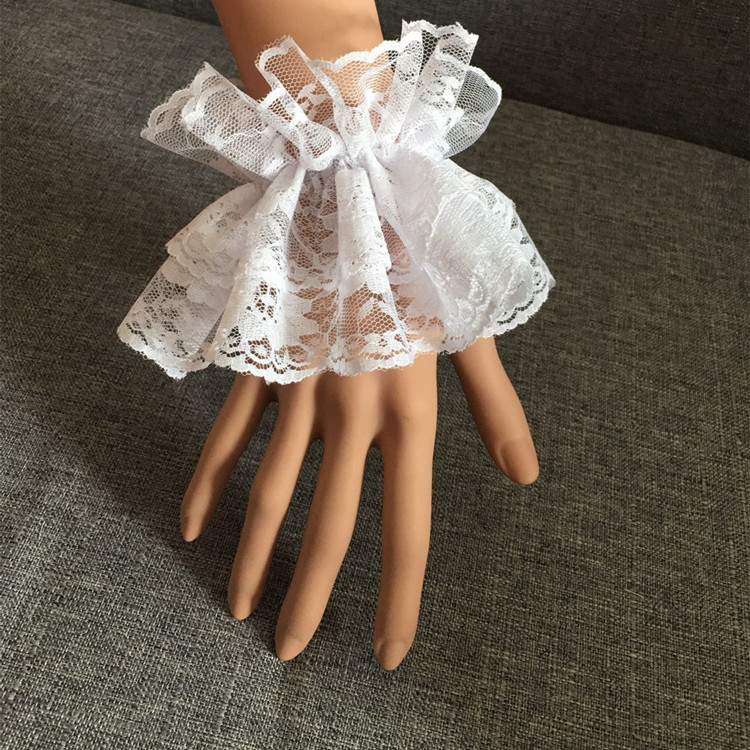 Picture of Lolita Accessories Short Lace Hand Sleeves Gloves Lace Sexy Nightclub Japanese Soft Girl Hand Sleeves Clothing Accessories