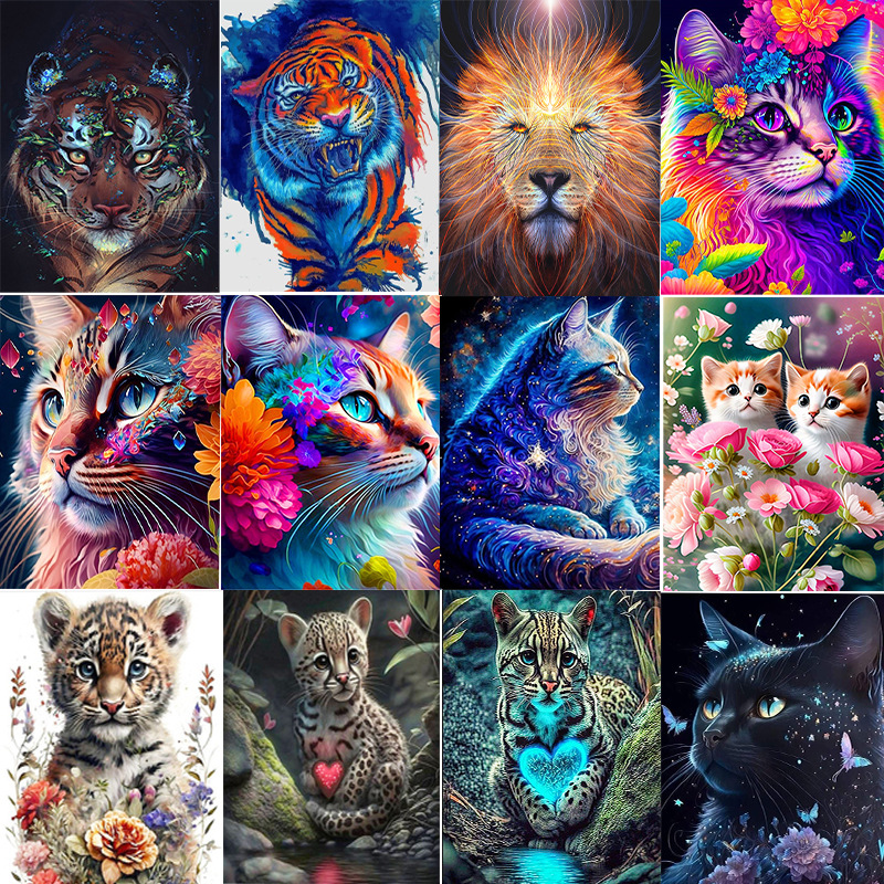 DIY Diamond Painting Customized Photos Customized Diamond Painting Customized Pictures Sticker Diamond Painting Manufacturer Living Room Decoration
