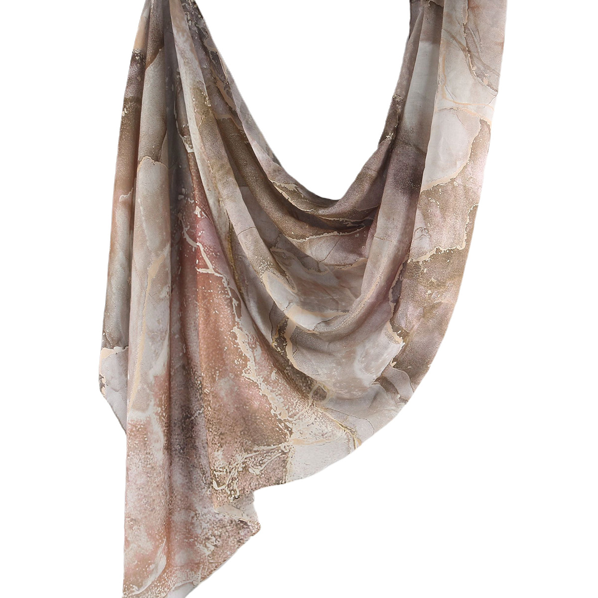 Picture of Best-Selling Watercolor Tie-Dye Cotton Scarf Arabian Satin Polyester Long Scarf Turkish Middle Eastern Scarf