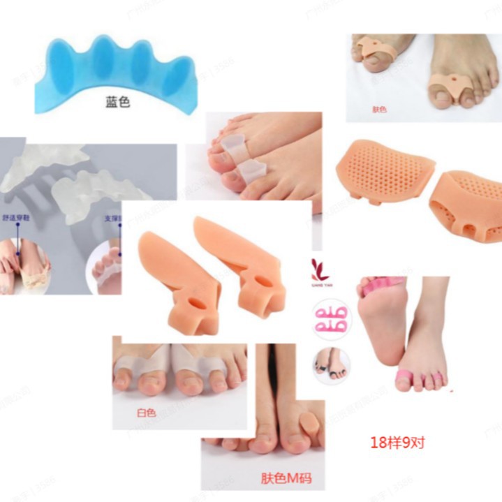 Hallux valgus corrector, thumb valgus orthopedic sock cover, big toe, foot bone, day and night dichotomous toe, silicone separator