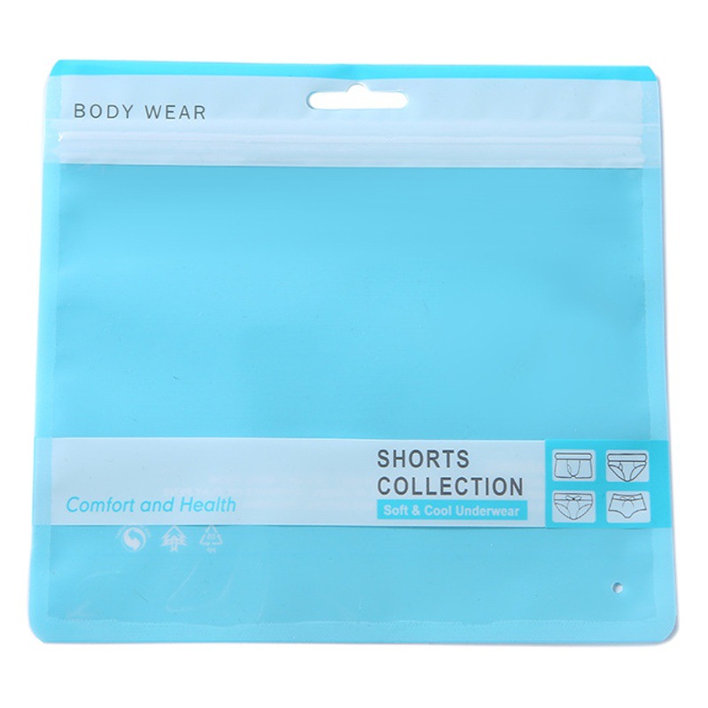 Manufacturers supply clothing clothing packaging bags underwear safety pants packaging bags three-sided sealed bags spot customization