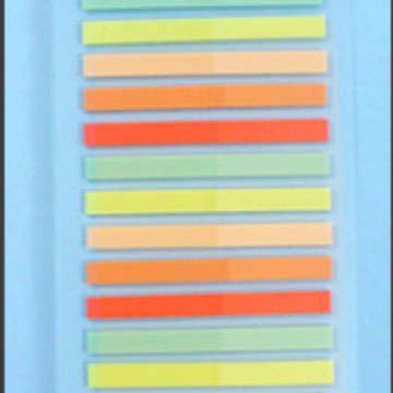 Picture of Extremely fine post-it notes for students to read key marks retro transparent note stickers ins combination PET index stickers wholesale