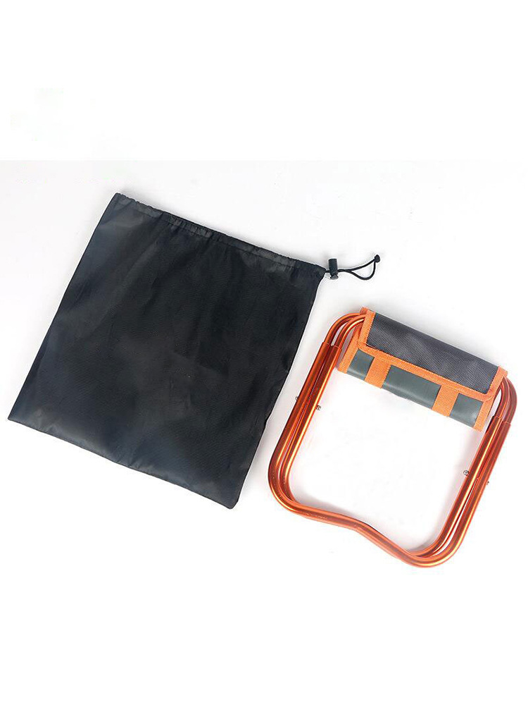 Picture of Aluminum Alloy Folding Stool Outdoor Portable Folding Stool Children's Folding Chair Mini Camping Fishing Little Mazar