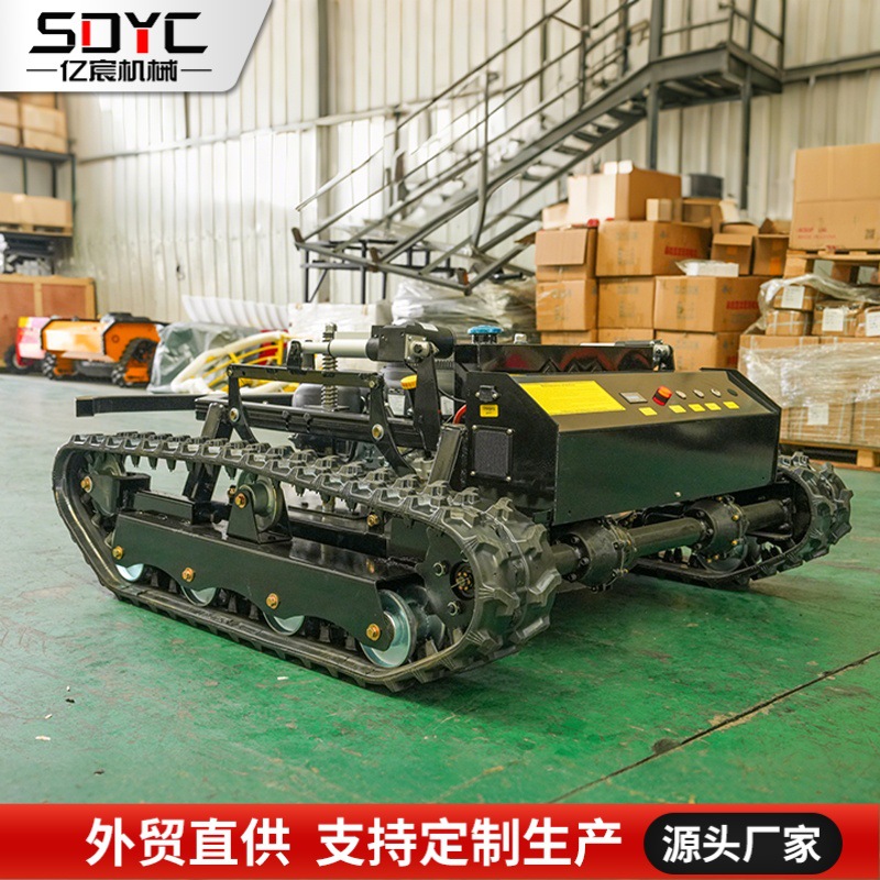 Cross-border orchard lawn mower crawler remote control small high-power orchard lawn remote control lawn mower