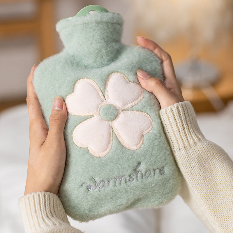 Picture of New Cartoon Plush Hot Water Bottle Explosion-Proof Water-Filled Bag Student Hand Warmer Bag Portable Cute Mini Hand Warmer Wholesale
