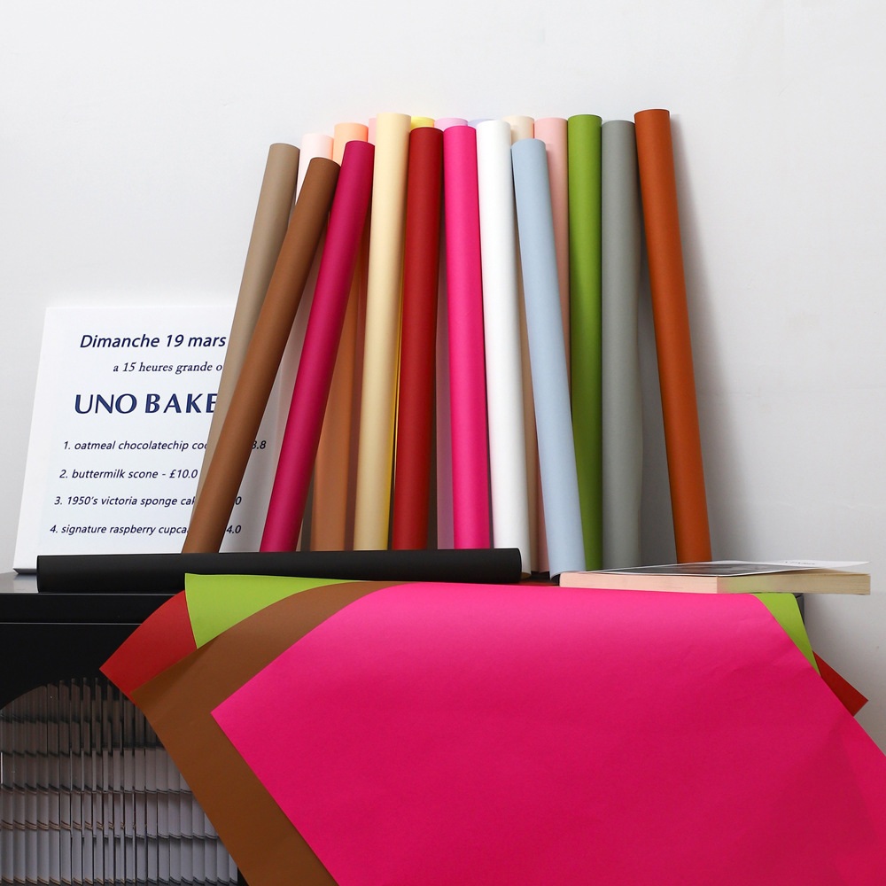 Cross-Border New Xiyue Art Paper Thickened Waterproof Fenghua Paper Holiday Gift Flower Packaging Bouquet Material Wholesale