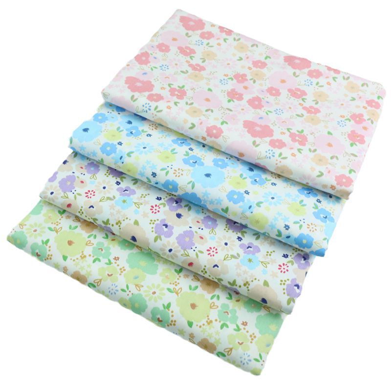 Picture of Korean version of pastoral small floral dress summer quilt cotton twill fabric cotton quilt cover bed sheet fabric wholesale