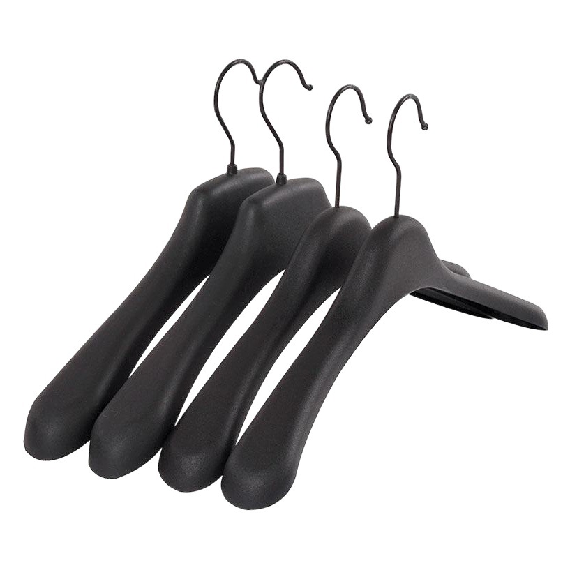 Wide shoulder seamless hanger wholesale clothing store hanger clothes hanger clothes rack plastic hanger clothes rack
