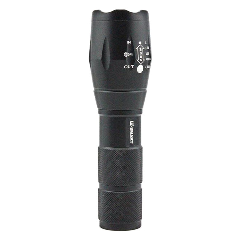 Cross-border flashlight COB side light telescopic zoom tactical LED flashlight 10W portable mini flashlight