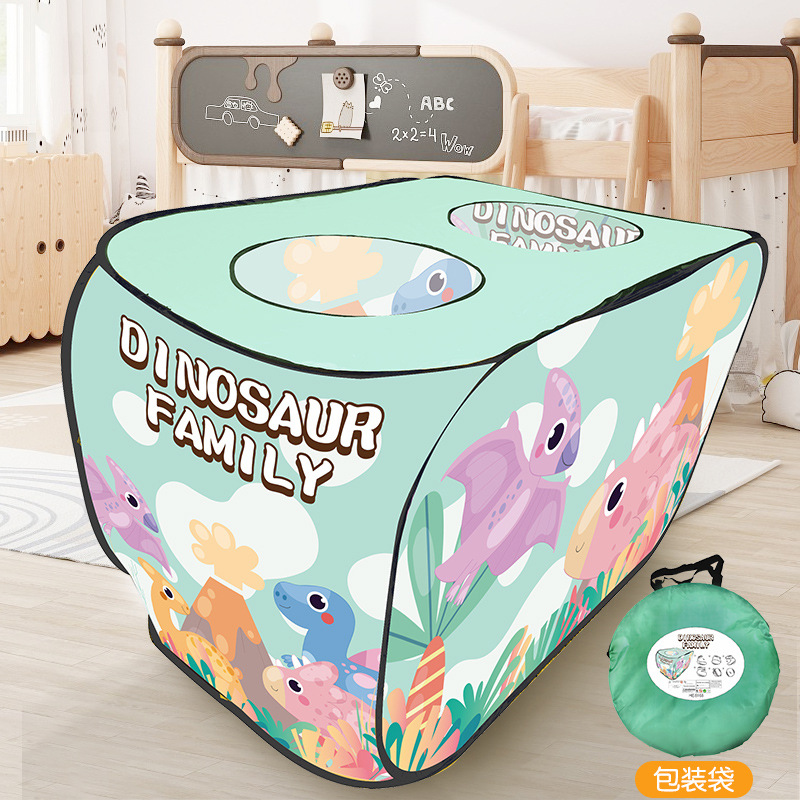 Picture of Children's cartoon bus indoor tent automatic pop-up skylight tent outdoor picnic toy Interactive Game House