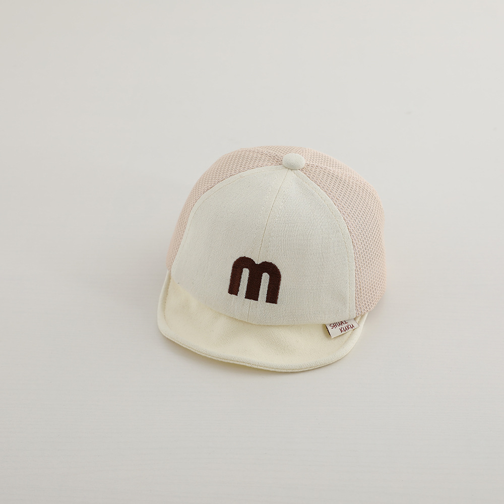 Picture of Baby Hat Summer Thin Boys' Cap Shading Mesh Breathable Cool Cap Baby Girl Sunscreen Baseball Cap Trendy