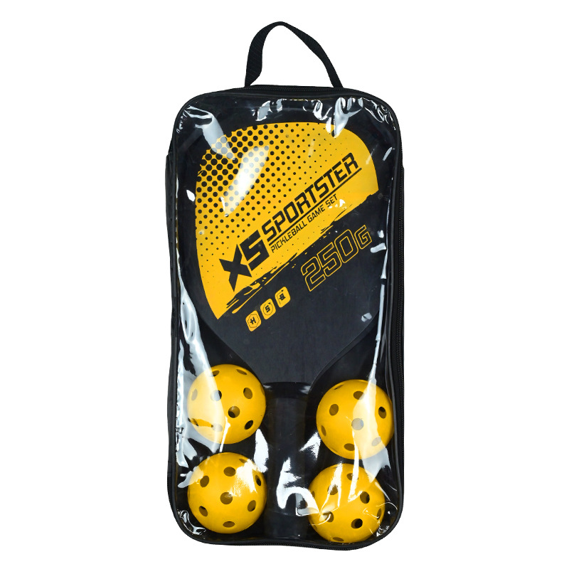 Picture of Wooden Peak Racquet Beach Racquet suit with Ball Outdoor Sports Fitness Products suit Combination Plate Racquet