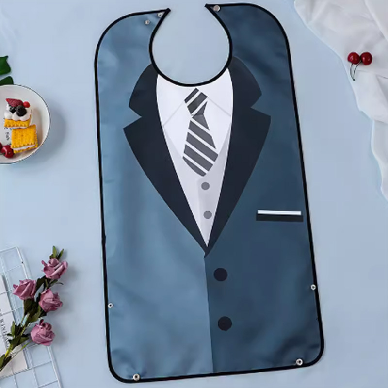 Picture of Cross-border Adult bib bib multiple printed waterproof stain-resistant leak-proof dining bib middle-aged and elderly bib